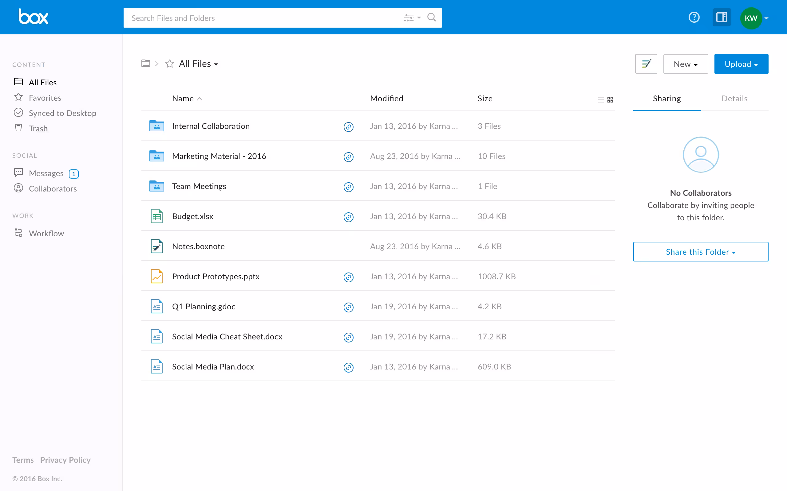Box screenshot